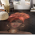 ALAZA African American Pretty Girl Vintage Area Rug Rugs for Living Room Bedroom 7' x 5'